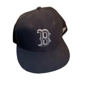 Boston Red Sox grey fitted 7 1/8 hat New Era